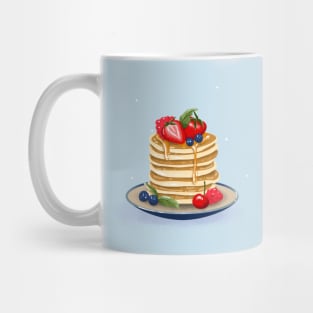 Fluffy American Breakfast Pancakes Mug